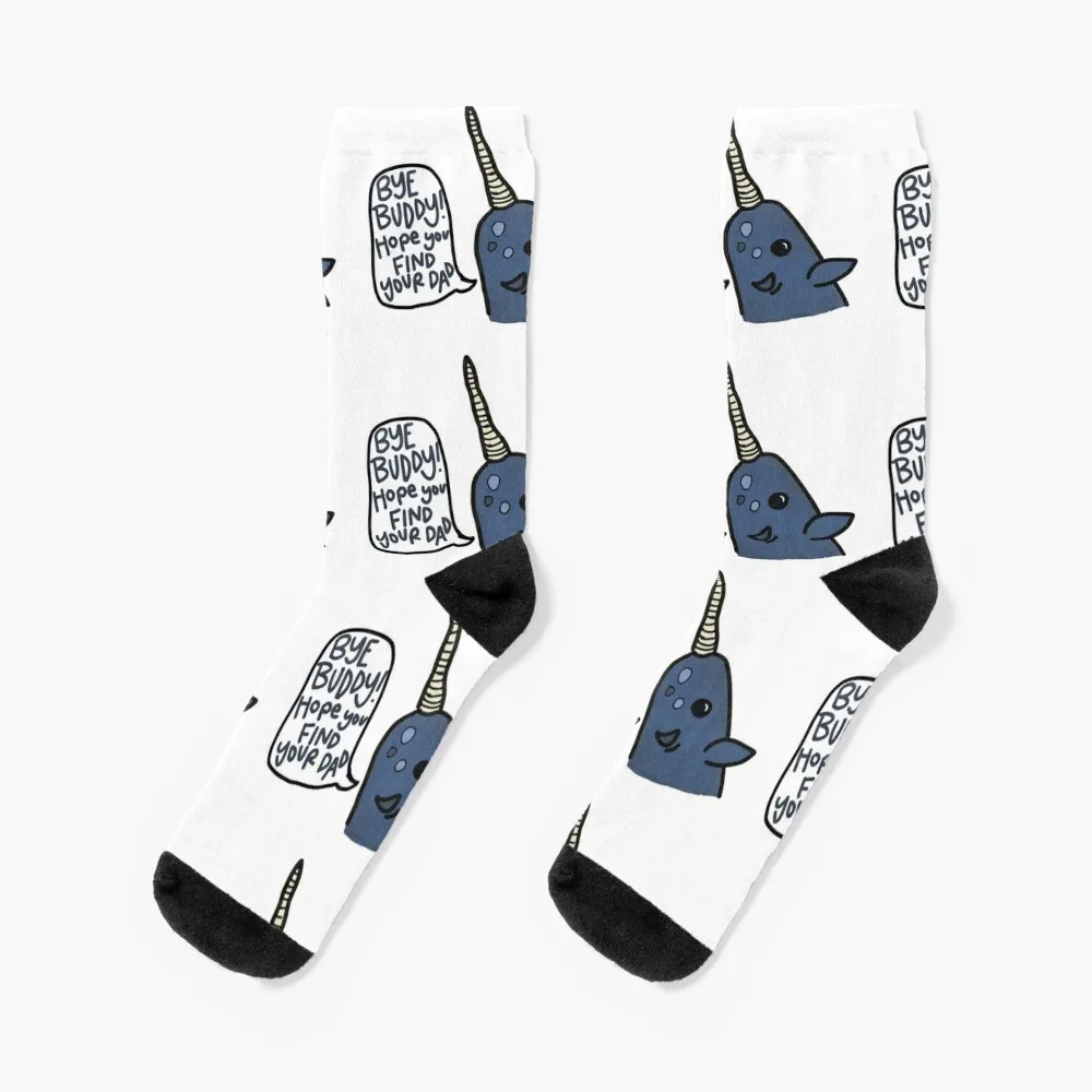 

Mr Narwhal Socks with print winter hip hop Woman Socks Men's