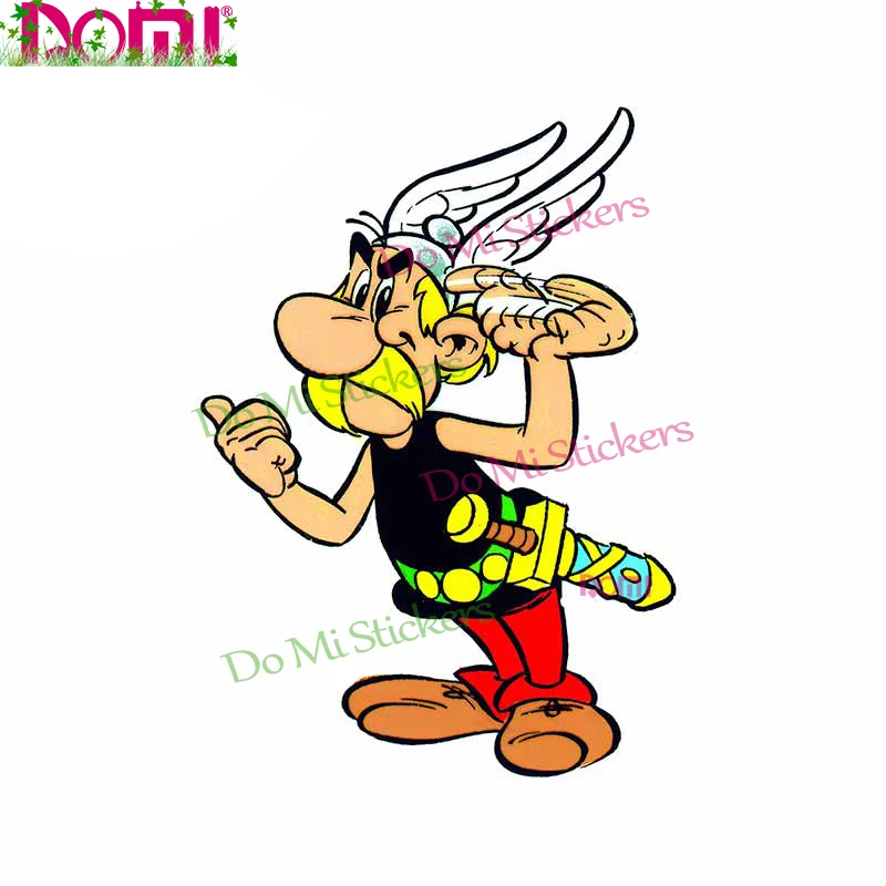 Sticker Autocollant Obélix - Vinyle Multicolore - Déco Dessin Animé - Neuf Sous Blister