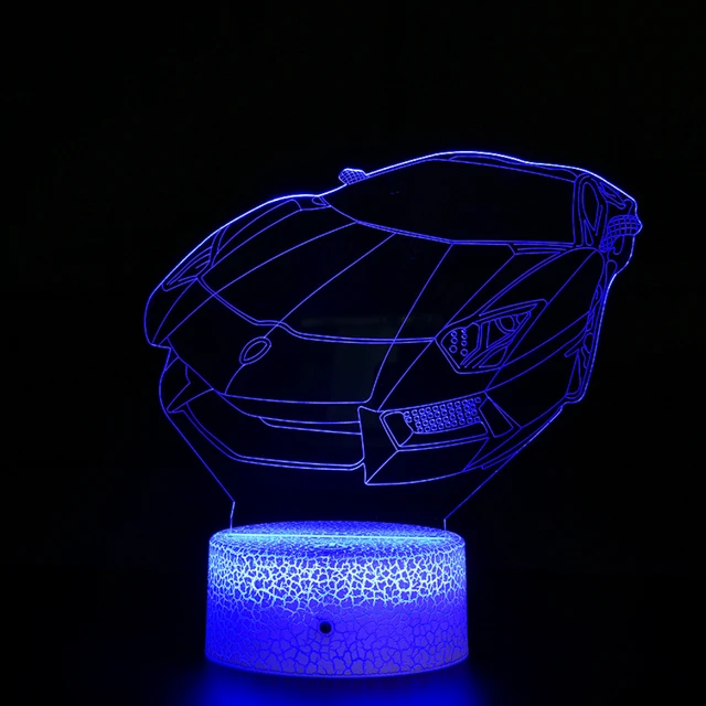 3D Tractor Car Illusion Lamp LED Night Light 7 Colors Changing Touch USB  Table Lamp Birthday Christmas Gift for Boys Room Decor - AliExpress