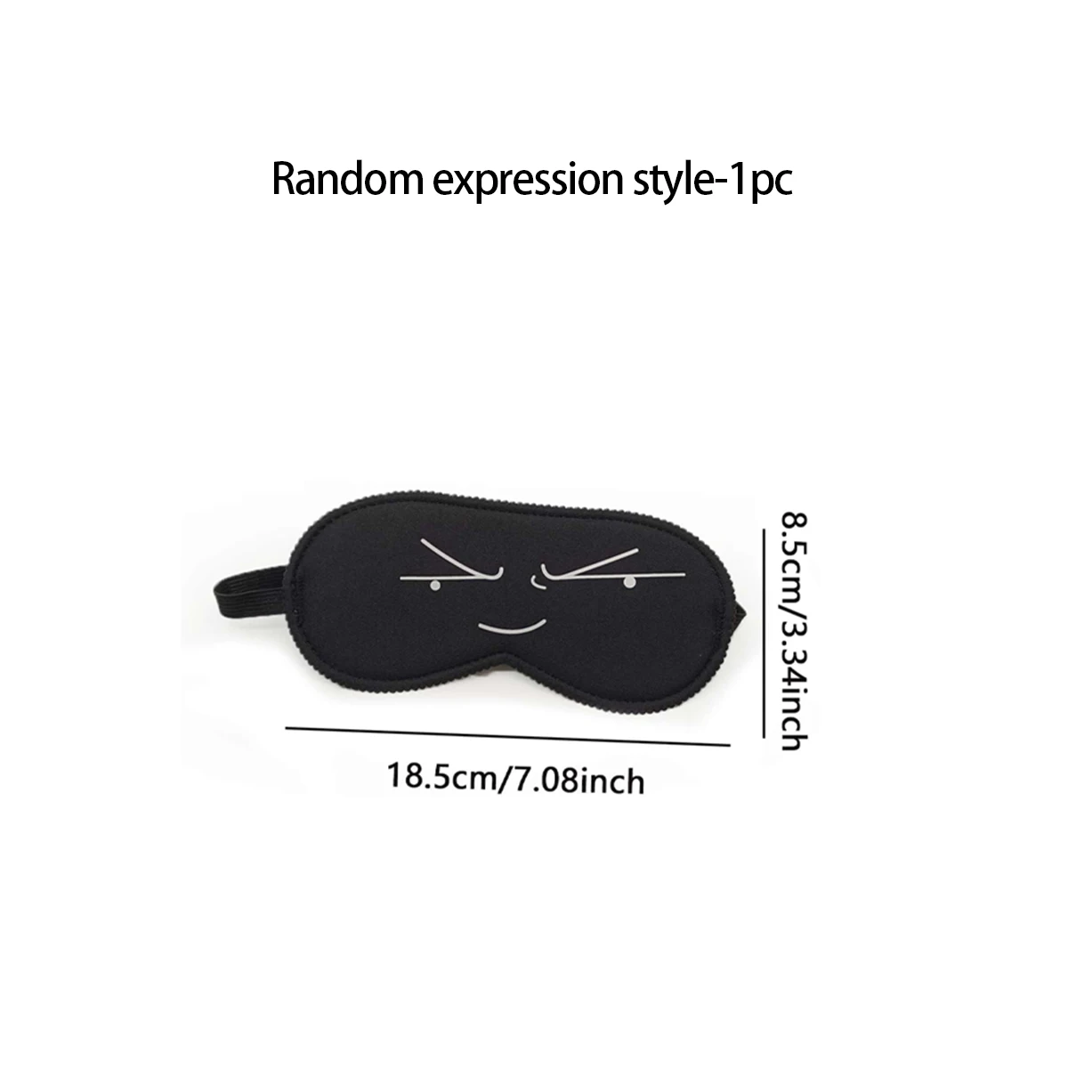 1pc Sleep Mask Cartoon Expression Design