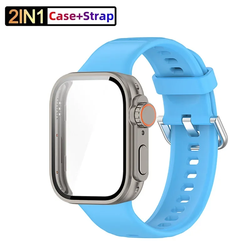 Premium Silicone Strap with Ultra2 Case and Screen Protector