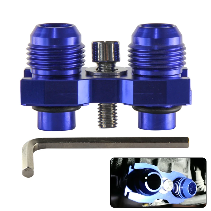 

AN10 Oil Cooler Adapter Fitting Fits For BMW E36 E46 Euro E82 E9X 135/335 E46 M3 E90 Blue/Black