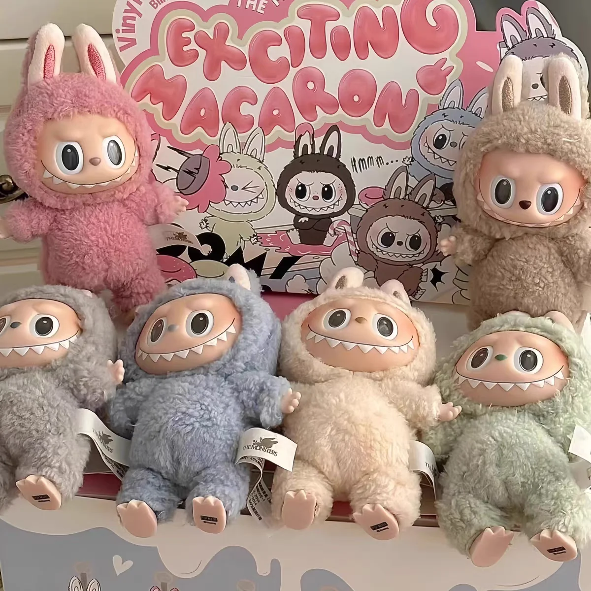 LABUBU Have A Seat V2 Exciting Macaron V1 Vinyl Plush Blind