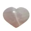 Natural Rose Quartz Heart Shaped  Pink Crystal  Polished Gem Mineral Specimen Decoration Energy Reiki Healing Stone 5