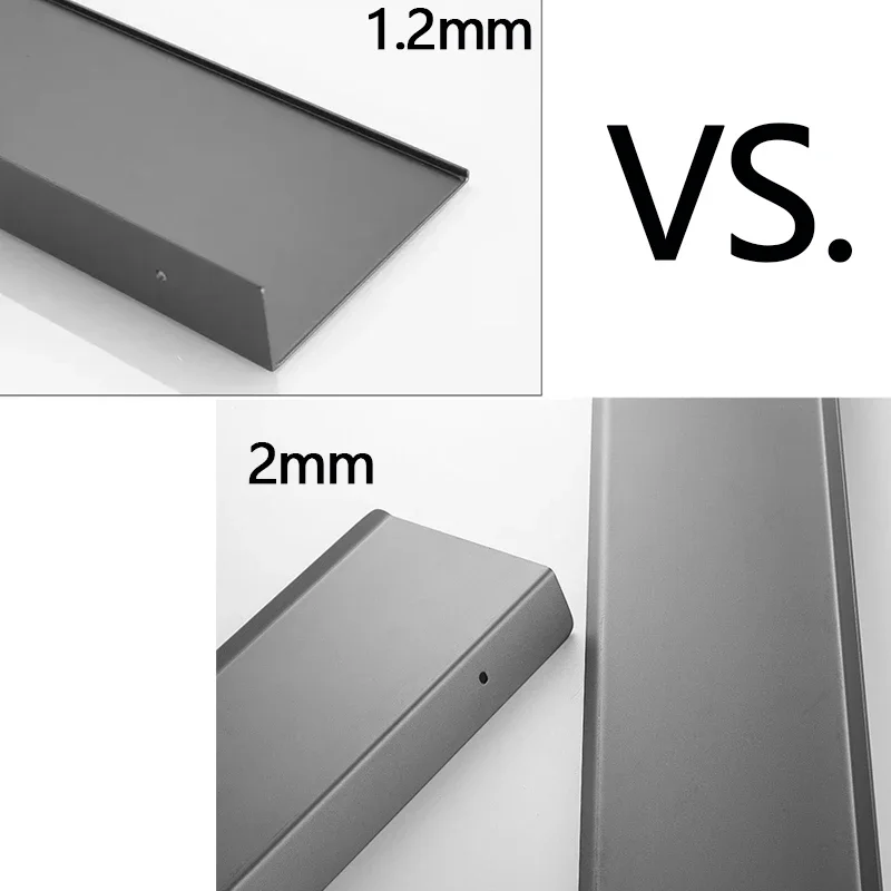 Bathroom Gun Gray Aluminum Shelf Tray Toilet Wall Mounted Cosmetics Storage Rack Toilet Shower Room Shower Gel Shelf