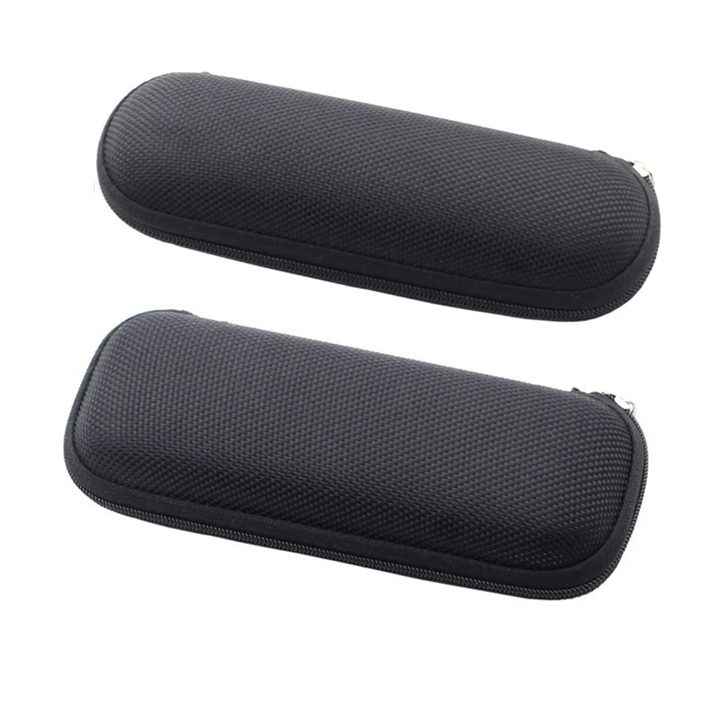 Fashion Black Glasses Case Reading Glasses Hard Bag Box Zipper Sunglasses Container Eyeglasses Case For Men Women Wholesale