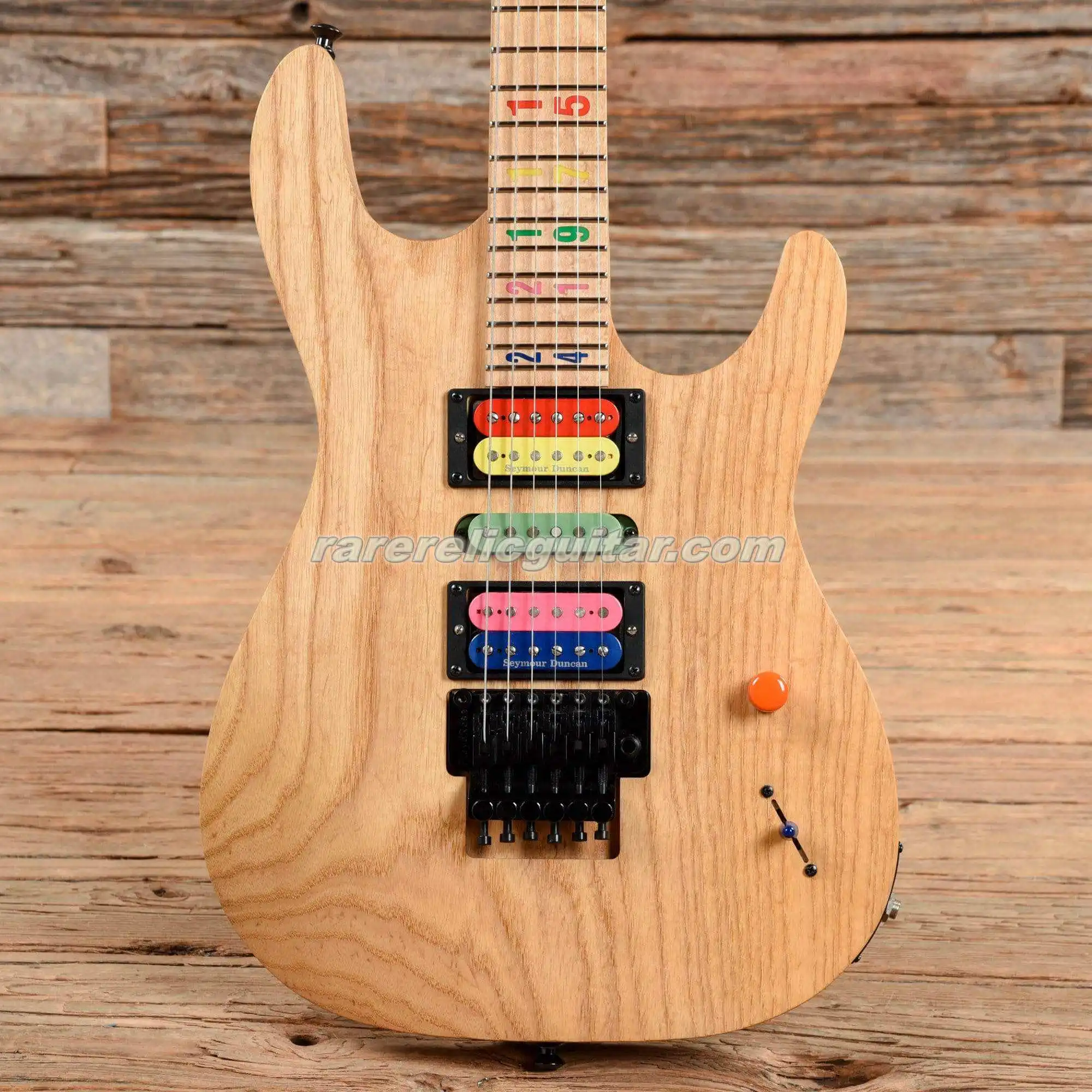 In Stock Jason Becker JB24 Numbers Natural Electric Guitar Ash