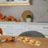 Halloween Dinnerware Tray Pastry Snack Platter Fruit Serving Plate Bread Tea Wood for Party 3