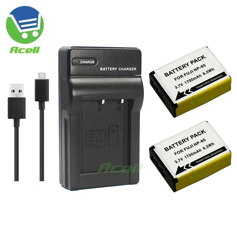 후지필름 파인픽스 S1 카메라용 NP-85 리튬 이온 배터리 또는 USB 충전기, 파인픽스 SL1000 SL240 SL245 SL260 SL280 SL300 SL305 