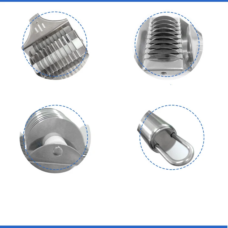 S94b69b24faed475a8baee48234dc849df Domowa ręczna maszyna do krojenia makaronu ze stali nierdzewnej do ciasta Instant czosnek rumak maszynki do cięcia noży narzędzia do makaron kuchenny