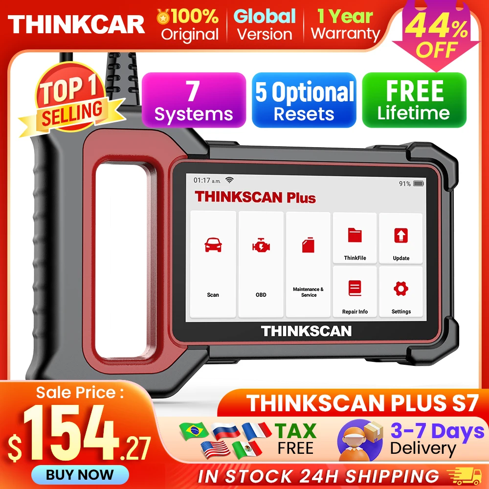 THINKCAR-Thinkscan-Plus-S7-S6-S4-Obd2-Scanner-Car-Diagnostic-Tools ...
