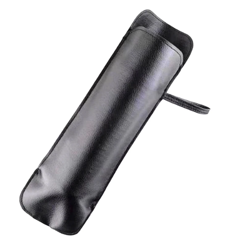 Black PU Leather Umbrella Cover Case Portable Waterproof Umbrella Storage Pocket Water Absorbent Bag Ultrafine