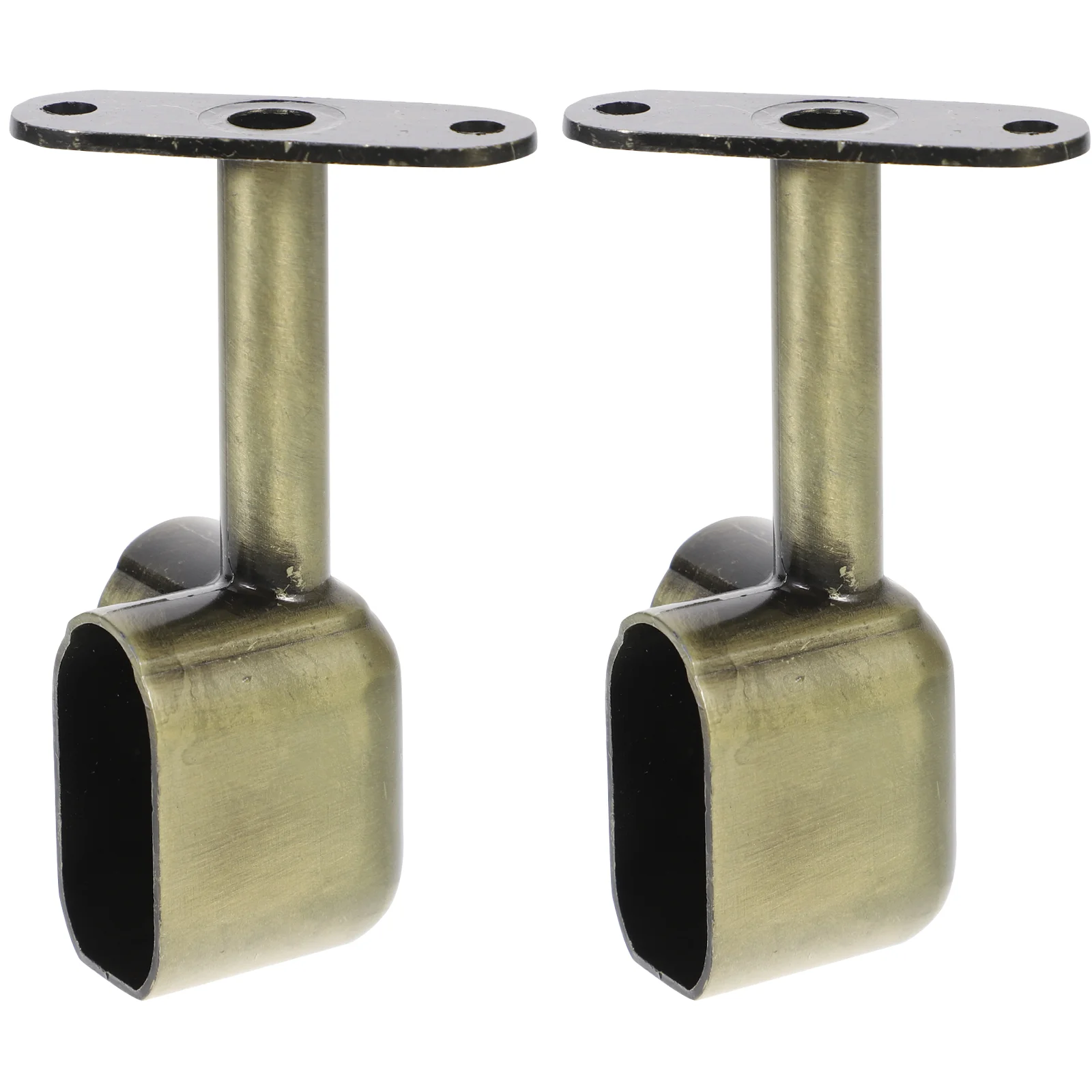 

Curtain Brackets Closet Rod Holder, Wardrobe Pipe Bracket Shower Curtain Rod Holder Fitting Wardrobe Accessories for Closet