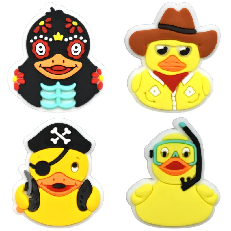 Whimsical Duck Shoe Charms for Clogs and Accessories