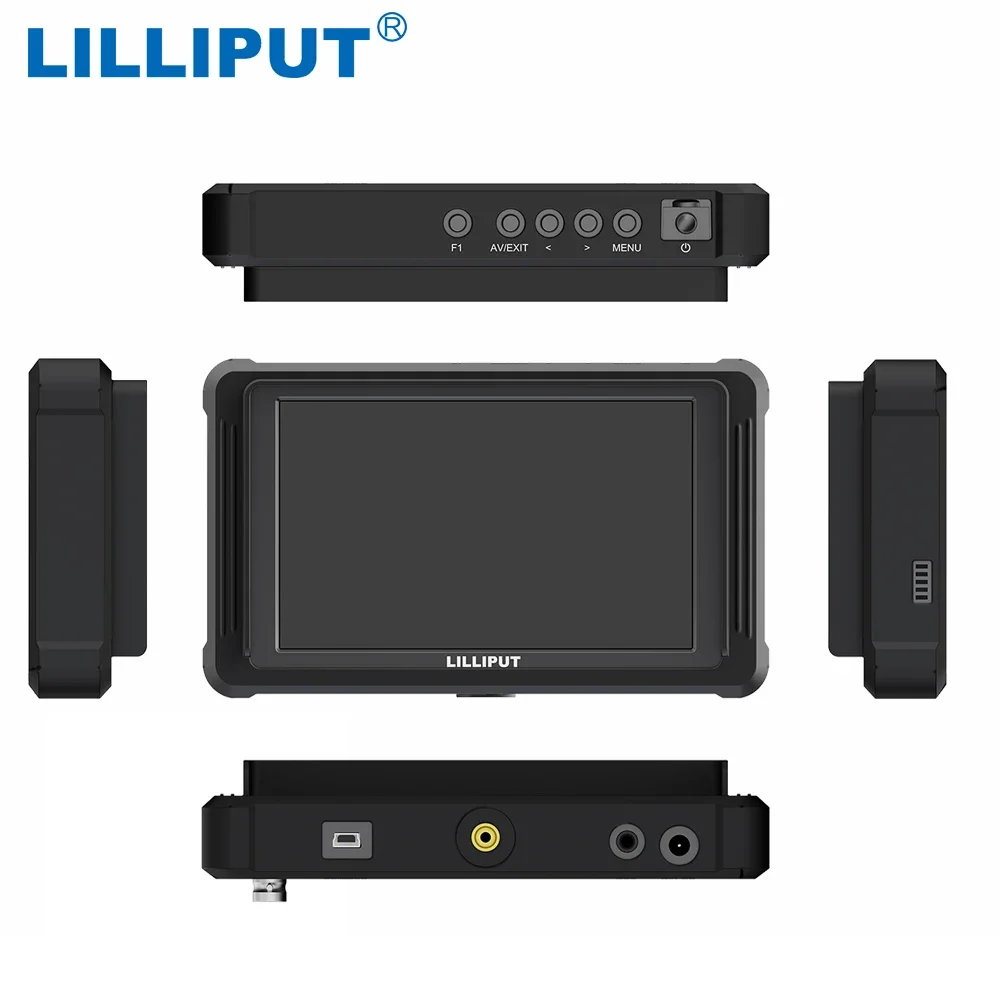 LILLIPUT FS5 5.4 Inch Monitor 3D LUT 1920x1200 3G-SDI IPS FHD Video Focus Assist Support 4K 60Hz HDMI