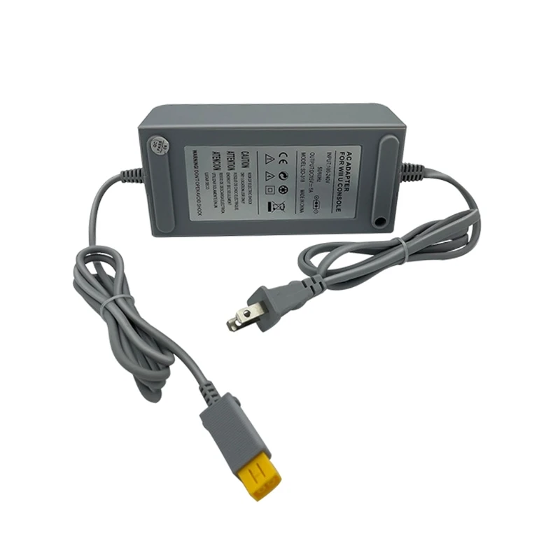 Game Console Power Adapter 69HA AC 100-240V Power Adapter Supply Gamepad Charger Cable for Wii U-EU/US Plug