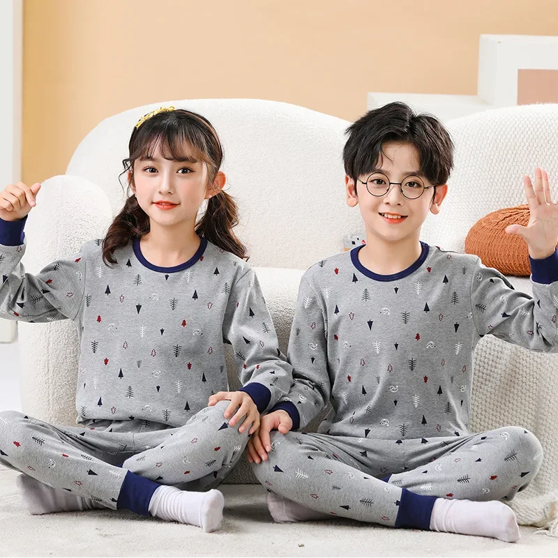

Toddler Boy Pajamas Sets Baby Girl Night Pijama Cotton Winter Autumn Kids Pajamas Children Sleepwear Long Sleeve Underwear Set