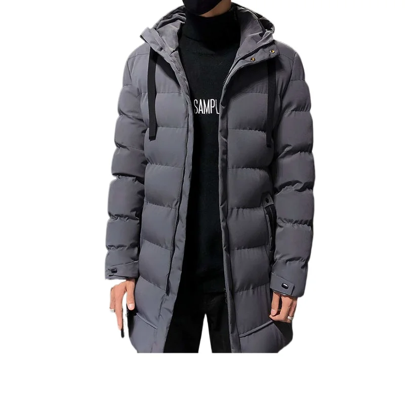 Men 2023 New Winter Casual Thick Warm Windproof Parker Jacket Men Streetwear Fashion New High Quality Hooded Jacket Coat Male