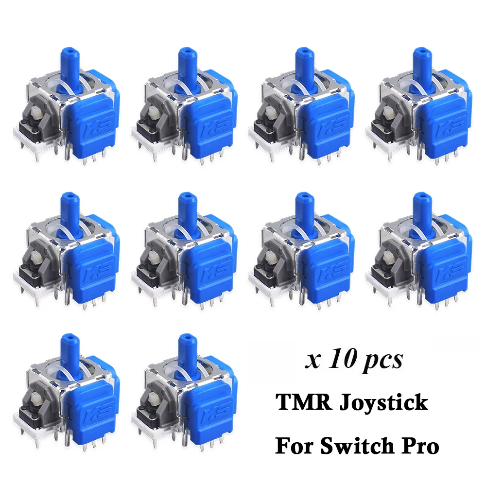 Tmr 전자기 조이스틱 교체, PS5 게임패드 3D 아날로그 스틱 센서 모듈, PS4 Xbox One 및 Elite 컨트롤러용, 10 개