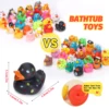 50 Pack Car Rubber Ducks,Car Decoration Assorted Rubber Ducks in Bulk Shower Swimming Bath Toy 2
