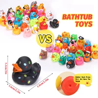 50 Pack Car Rubber Ducks,Car Decoration Assorted Rubber Ducks in Bulk Shower Swimming Bath Toy 2