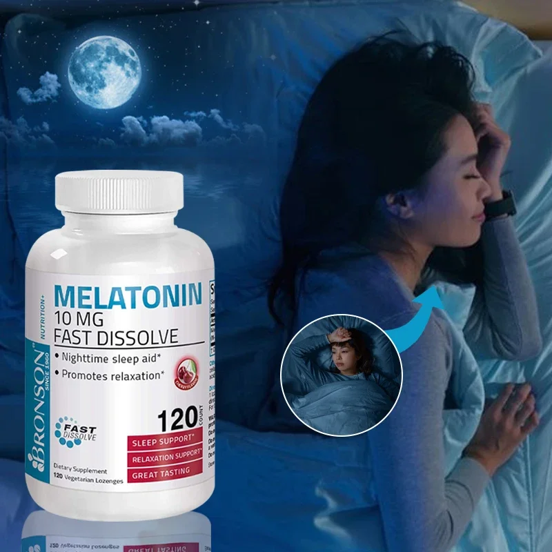 

Melatonin Capsules 10mg - Improve Sleep Quality, Help Deep Sleep, A New Choice for Insomniacs