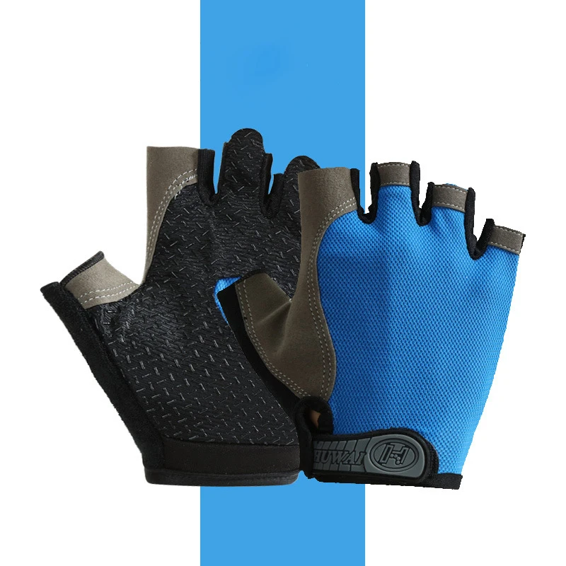 Half Finger Gloves Anti-Slip Anti-sweat Gym Fitness Fishing Cycling Gloves Outdoor Summer UV Protection Gloves Cycling Equipment 3