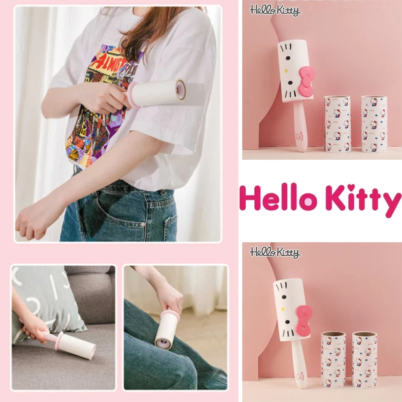 HelloKittyLintStickingRollerCreativePetHairLintRemoverRoller