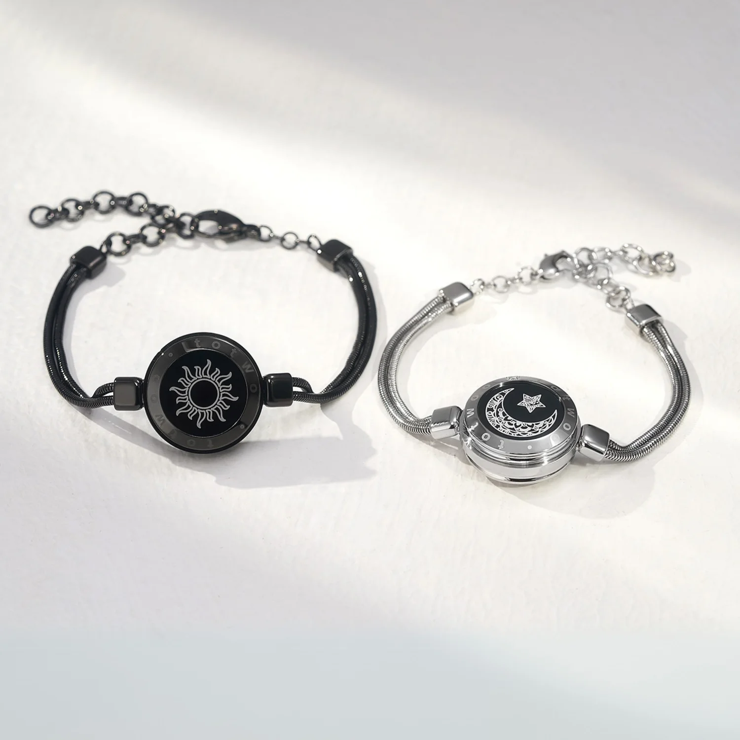 Touch Vibration Bracelets Long Distance Relationship Couple