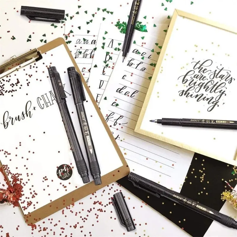 Hand Lettering Brush Marker Set 5