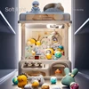 Big Size DIY Doll Machine Kids Coin Operated Play Game Mini Claw Catch Toy Crane Machines Music Doll Children Birthday Gifts Toy 3