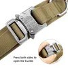 Durable Military Tactical Dog Collar Adjustable Pet Nylon Training Rottweiler Dog Collar For Medium Large Dogs German Shepard 6