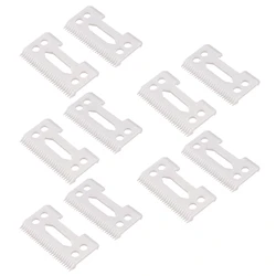 New 10Pcs 28 Teeth Zirconia Ceramic Clipper Blade Suitable For Wahl Senior Clipper