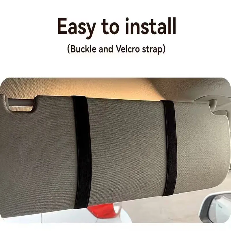 1 LED Lighted Makeup Mirror with Touch Button, 3 Lighting Modes And Built-In Fill Light, Suitable for Cars, Trucks