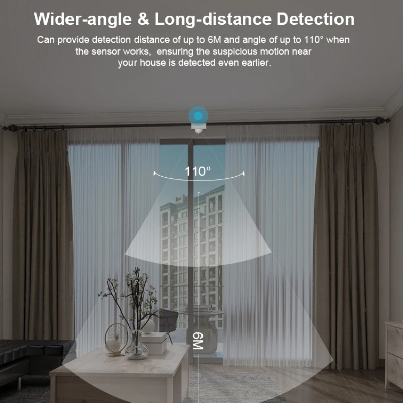 SONOFF 스마트 모션 센서, 베이스 지그비 PIR3-RF 작동, 433Mhz 움직임 감지기, EWeLink 앱을 통한 스마트 장면, 스마트 홈용