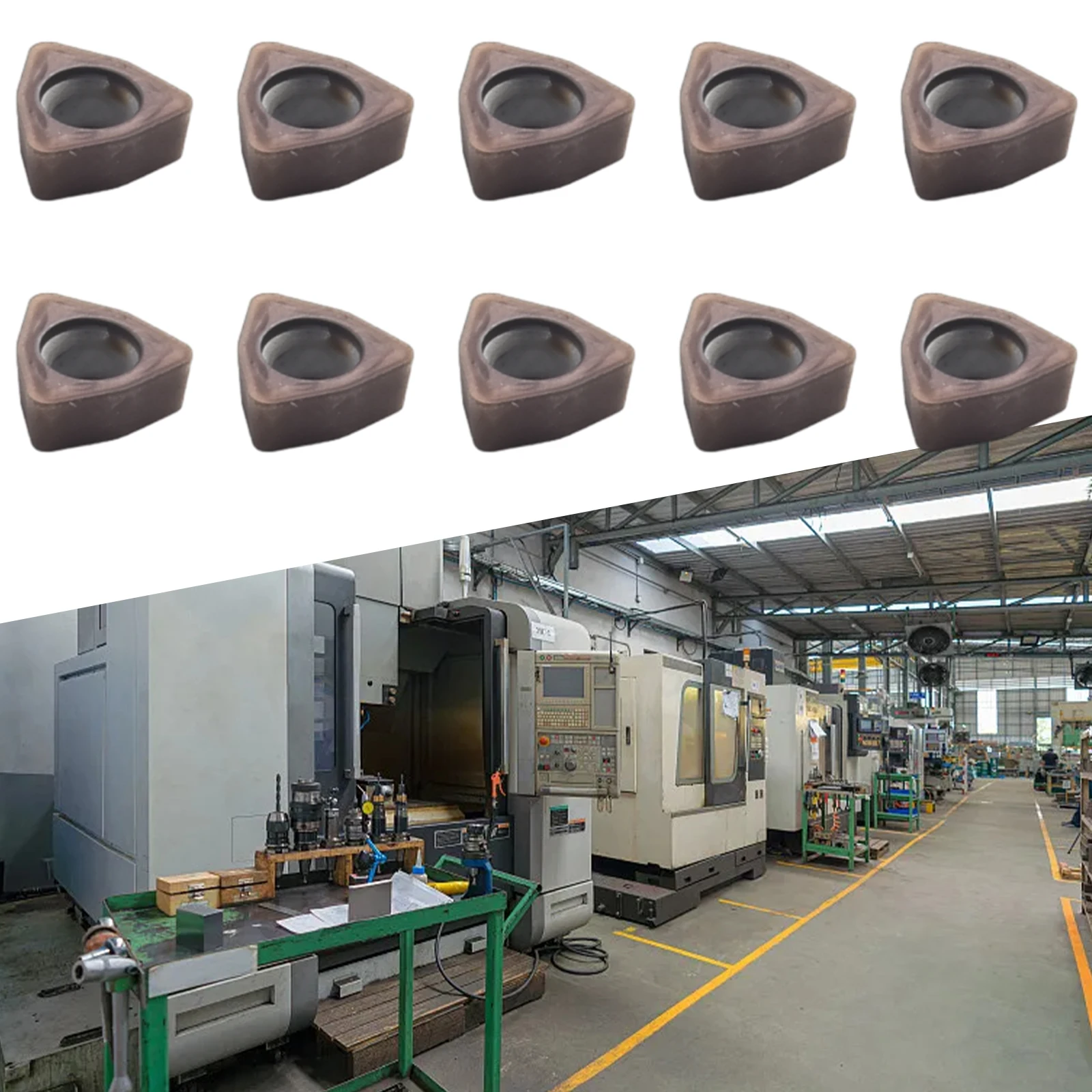 

High quality performance WCMX030208FN BP1125 alloy CNC carbide inserts cutting tool U drill inserts (80 characters)