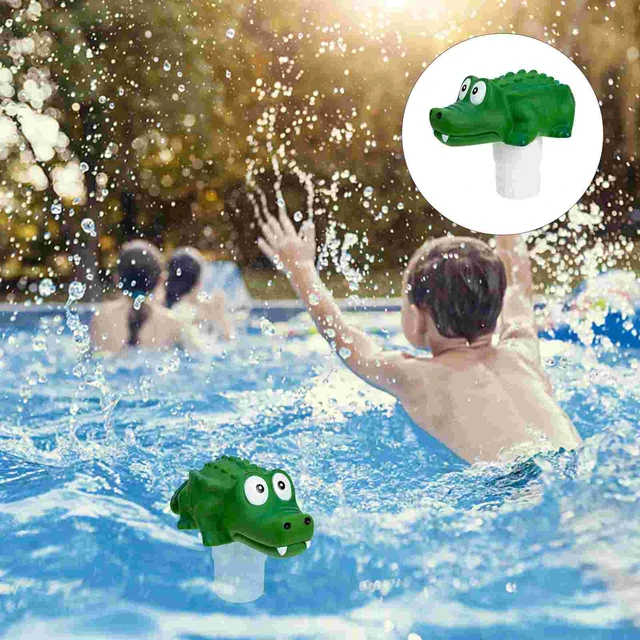 Distributeur de piscine avec support flottant, accessoire de natation,  dessin animé, animal - AliExpress