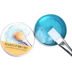 Revitalizing Makeup Brush Cleansing Soap with Silicone Mat - Effective for All Brush and Sponge Types (E - 60g)