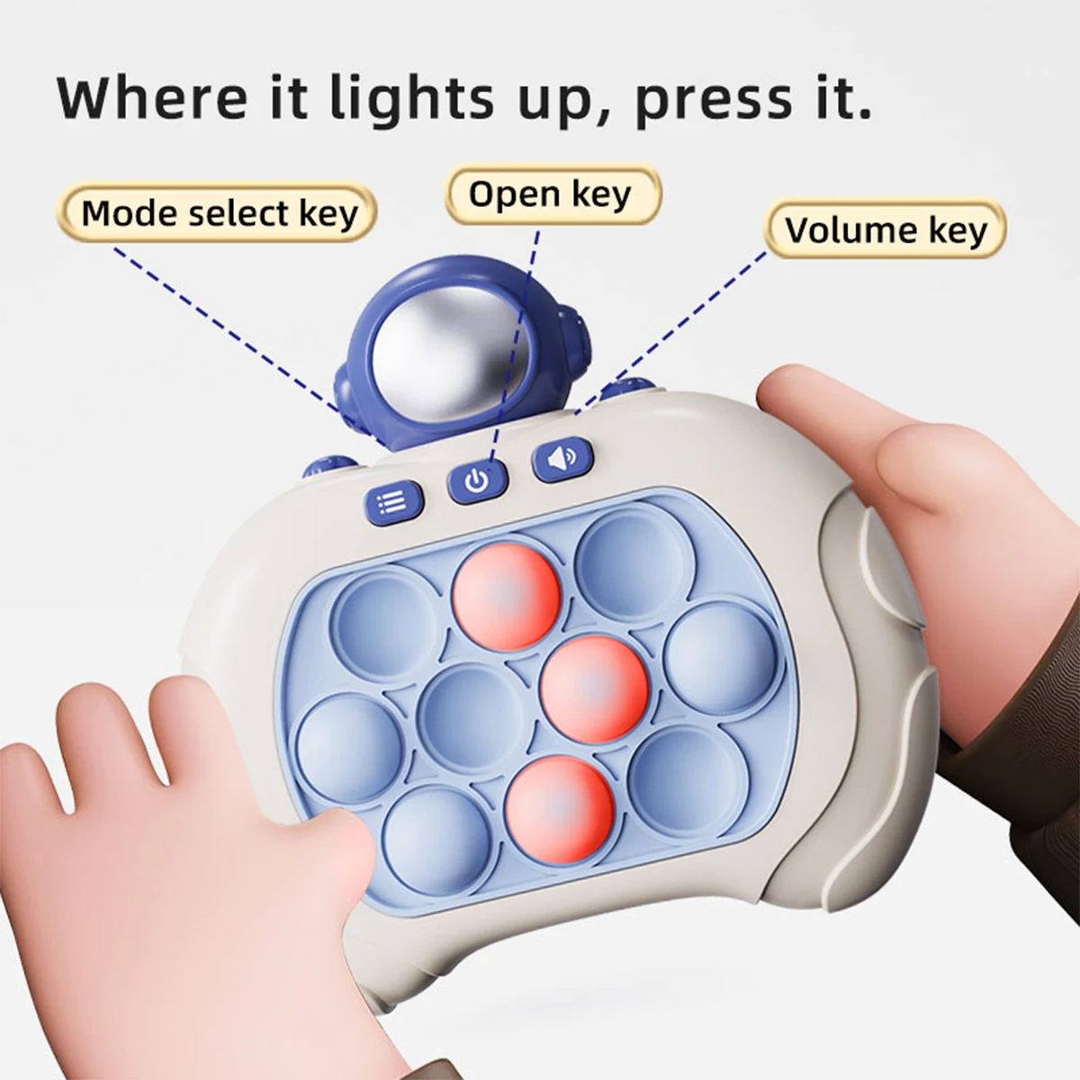 Game Console Speed Push Game Extractor Puzzle Decompression Beat The Level Whack a Mole Toy
