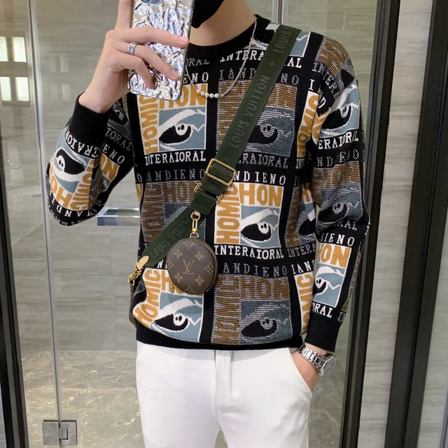 2022 Autumn Winter New Brand Thick Sweater Men High Quality