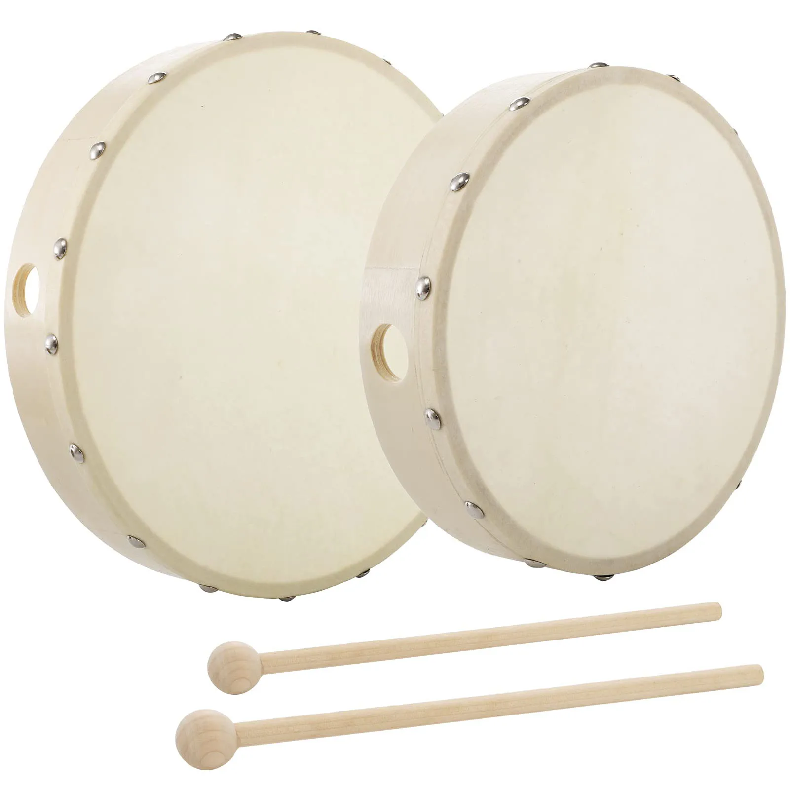 Frame Drums Musical Drum Percussion Instrument Percussion Wood Frame Drum With Stick Musical Instrument For Kids Drums