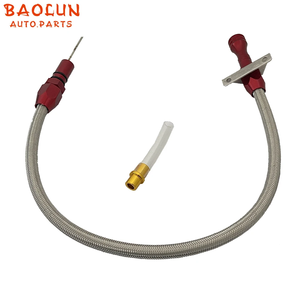 Baolun Per Gm Chevy Th-400 Th-350 Turbo Sbc Bbc 350 400 Th350 Th400 Flessibile In Trasmissione Asta Di Livello