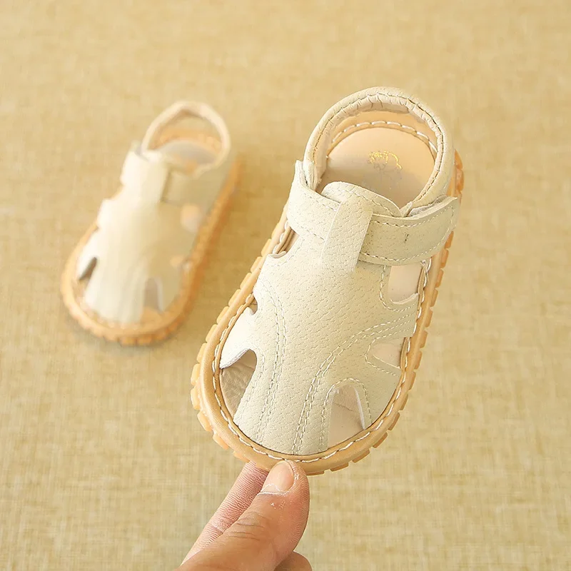 Baby sandals Baby Sandals Toddler Boys First Walkers Newborn Girls First Shoes Indoor Soft Sole Infant Sandals Summer Beach