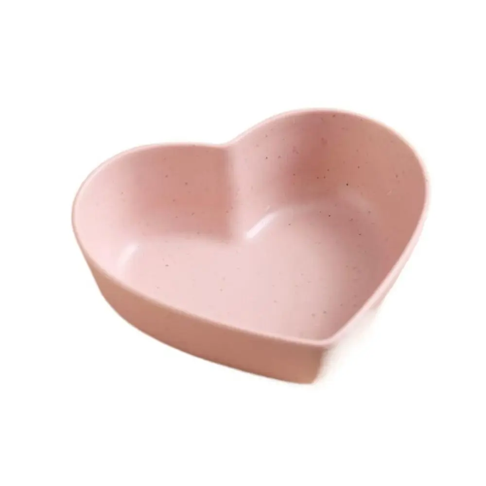 Heart-Shaped Wheat Straw Bowl