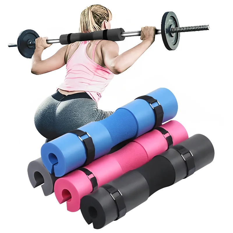 Barbell Foam Pad Neck Shoulder Durable Weightlifting Squat Set Gym Pads Thickened Non-Slip Fitness Dumbbel Hip Push