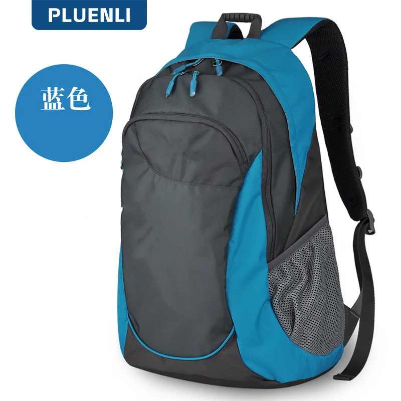

PLUENLI Leisure Sports Backpack Women's Schoolbag Middle School Student Male Fashion Large Capacity Portable Traveling Travel