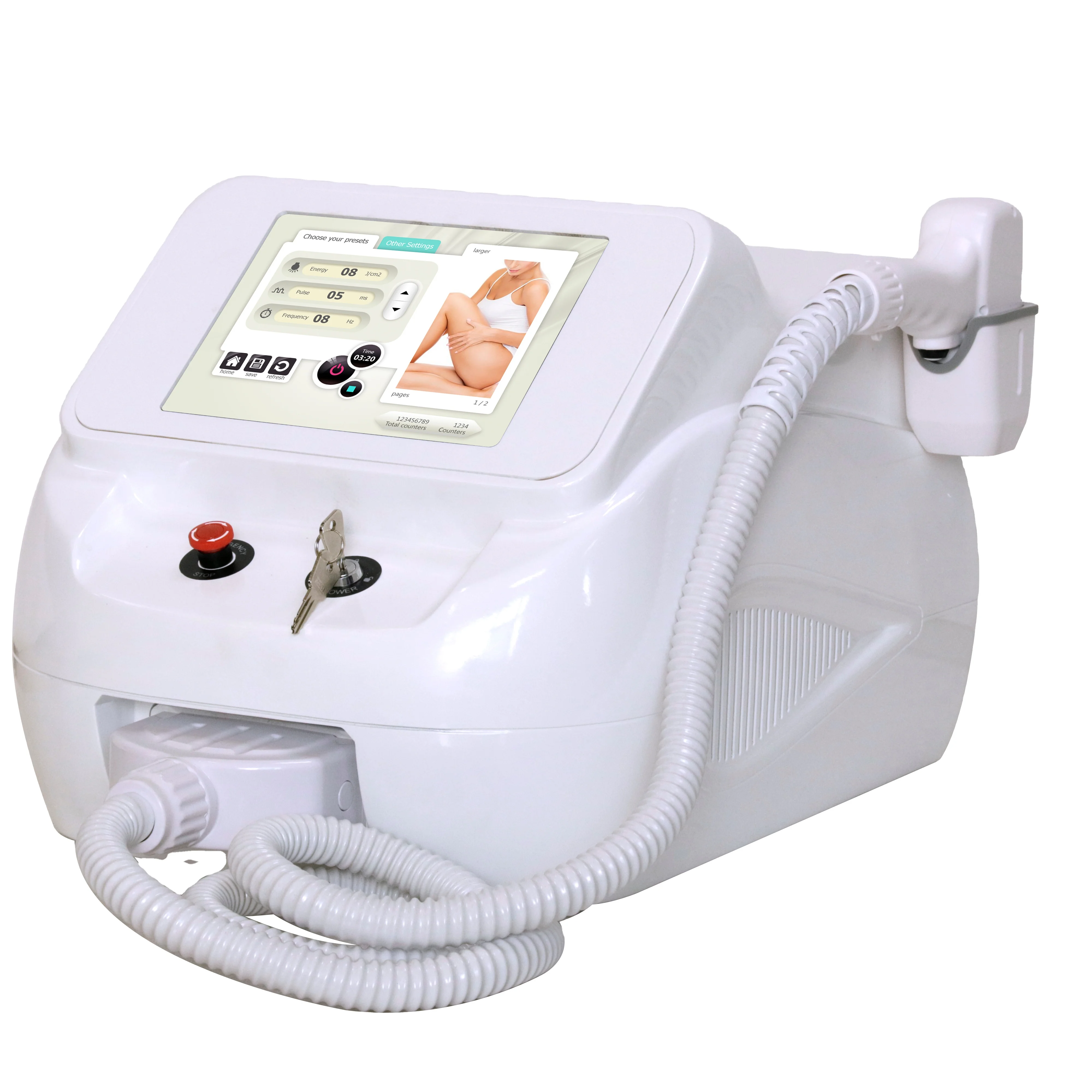 

Portable 755 808 nm 1064nm 3 wavelengths 810 diode xl ice ala titanium trio laser 755/808/1064nm hair removal machine