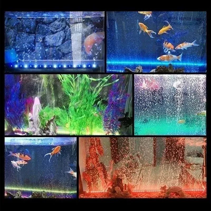 Aquarium LED Bubble Light Submersible