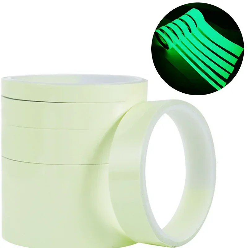 Fluorescent Tape Reflective Tape Car Stickers Funny Decal DIY Light Luminous Warning Glow Dark Night Tapes Sticker Safety Car-covers Accessories