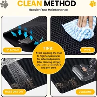 Cat Litter Mat Large Size Waterproof Pet Toilet Cat Litter Trapping Mat Non Slip Double Layer Cats Litter Box Pad Pet Product 4